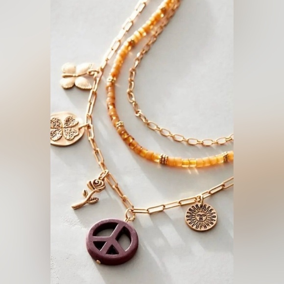 NWT Free People Fun In The Sun Necklace - Picture 2 of 2